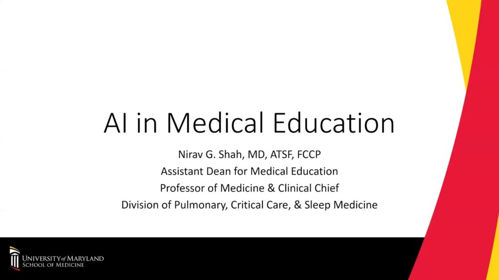 Artificial Intelligence in Medical Education